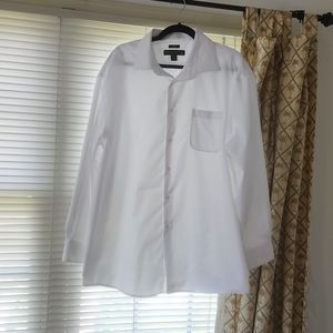 Mens white dress shirt 18 34/35